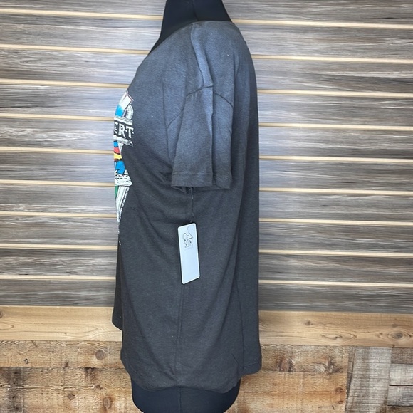 Chaser Womens Graphic Cloud Jersey T-Shirt - Picture 2 of 5